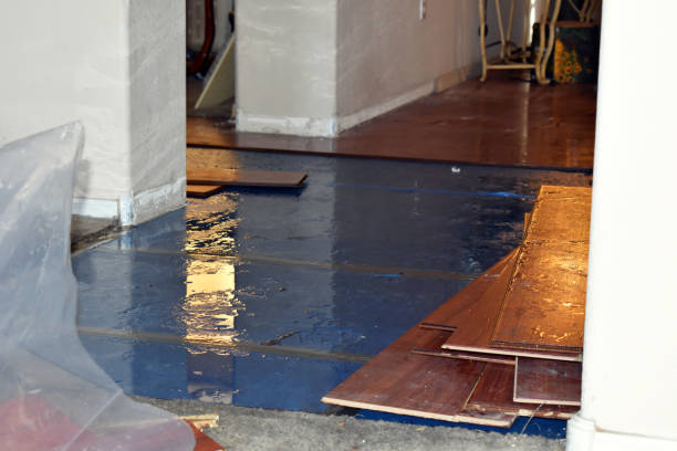 Professional Burst Pipe Cleanup technician working in Belews Creek, NC